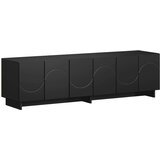 TV stalak 140 x 34,5 x 40 cm Crna Konstruirano drvo | shoptok.hr