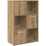  Polica za knjige umjetnički hrast 60,5x30x90 cm izrađeno drvo | shoptok.hr