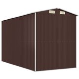  Vrtno spremište tamnosmeđe 192 x 357 x 223 cm pocinčani čelik | Eponuda.com