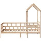  Dnevna postelja s streho 80x200 cm trdna borovina | Shoptok.si