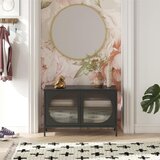 Støraa Crna metalna vitrina 100x64x40 cm Luna – | shoptok.hr
