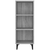  Komoda boja hrasta sonome 34,5x32,5x90 cm konstruirano drvo | shoptok.hr