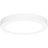 QAZQA Vgradni ali nadometni reflektor beli 18 cm vključno z LED 3 stopnjami zatemnitve v toplo - Trans Cene
