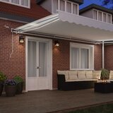  Skrovita tenda Bijelo 500 × 300 cm Poliester i metal | shoptok.hr