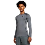 Nike Majice z dolgimi rokavi CAMISETA HOMBRE PRO DRI-FIT DD1990 Siva | Shoptok.si