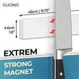 CUCINO samolepilni bel magnetni trak za nože - 40 cm | Shoptok.si