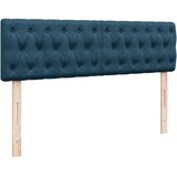  Otomanski krevet s madracem&LED tamnoplavi 140x190cm baršunasti | shoptok.hr
