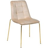 MID.YOU STOL, les, kovina, tekstil rjavosiva | Shoptok.si