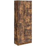  Set ormara 2 kom. Dimljeni hrast Konstruirano drvo | shoptok.hr