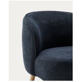 Kave Home Prašno moder fotelj iz šenilje Ulit – | Shoptok.si