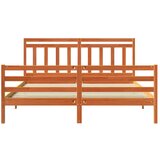  Konstrukcija postelje 2 pcs Voskast rjav 180 x 200 cm, (5000102203) | Shoptok.si