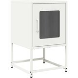 Maison Chic Nočna omarica - Nočna miza Bela 36x39x60,5 cm Hladno valjano jeklo, (21690503) | Shoptok.si