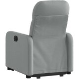 Naslonjač na podizanje od tkanine svjetlosivi | shoptok.hr