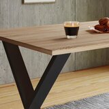 MID.YOU jedilna miza xona, hrast, črna | Shoptok.si