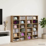 Cd ormar 2 kom. Hrast artisan 60 x 17 x 92 cm Konstruirano drvo | shoptok.hr