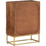 vidaXL Predalnik 55x30x76 cm trden mangov les in železo | Shoptok.si