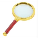 INF Ročni povečevalnik 10x z odklopnim rdečim ročajem in stekleno lečo, (5000282855) | Shoptok.si
