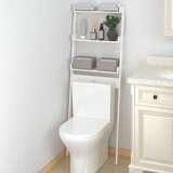 vidaXL Stalak za kupaonicu bijeli 63 5x32x179 cm od masivne borovine cijene