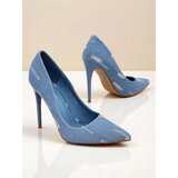 Resti Royal Fashion Women's Denim High Heel Pumps | ePonuda.com