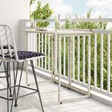 vidaXL Sklopivi vrtni stol svijetlo sivi 90x51x75 cm poliratan Cijene