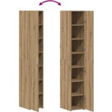  Visoki ormar od artizanske hrastovine 30x42.5x185 cm konstruirano drvo | shoptok.hr