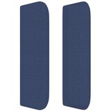  Uzglavlje s ušima plavo 83x16x78/88 cm od tkanine | shoptok.hr