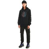 Cropp muška majica s kapuljačom Rick and Morty - Crna 5400W-99X Cijene