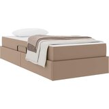  Krevet s madracem i skladištem 2 pcs Boja cappuccina Koža | shoptok.hr