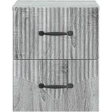  Stenski nočni omarici 2 pcs Siva Sonoma 34,5 x 33 x 40 cm, (5000209961) | Shoptok.si
