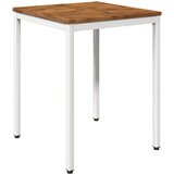  Stol za večeru u vrtu Prirodna i bijela 60 x 60,5 x 75 cm | shoptok.hr
