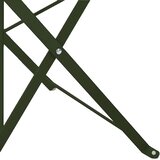  Sklopiva stolica za vrt 2 pcs Zelena 42 x 46 x 82cm Metal | shoptok.hr