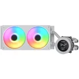 CPU Water Cooling Poseidon Vistek 240, ARGB, White