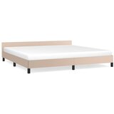  Okvir za krevet s uzglavljem bez madraca cappuccina 200x200 cm | Eponuda.com