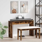  Stalak za klavijaturu Dimljeni hrast 100 x 32 x 64 cm | shoptok.hr
