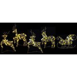  LED Riječni jeleni s 40 LED svjetlima 5 pcs Zlatno PET | shoptok.hr