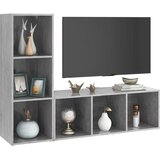 TV ormarići 2kom siva boja betona 107x35x37cm konstruirano drvo | Eponuda.ba