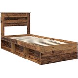 Krevetna konstrukcija Staro drvo 90 x 200 cm Čvrsto borovo drvo | shoptok.hr