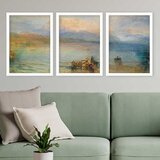 Wallity Set uramljenih slika 3BC_UN54424, 3 Dela | ePonuda.com