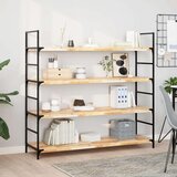vidaXL Plutajuće police 3 kom 140x40x4 cm od neobrađenog drva bagrema - Prirodna 140 x 40 x 4 cm 3 1 | shoptok.hr