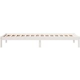 vidaXL Okvir kreveta bez madraca bijeli 90 x 220 cm masivna borovina | shoptok.hr