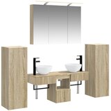  Set namještaja za kupaonicu 6 kom. Hrast sonoma | shoptok.hr