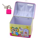 Metalna kasica za štednju u obliku kućice - sova | shoptok.hr