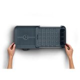 Joseph Joseph Crni plastičan prilagodljiv ocjeđivač za posuđe 31x19 cm Extend Slim Steel – | shoptok.hr
