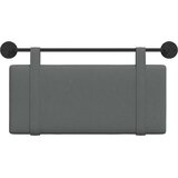  Držeće uzglavlje Zidne Tamno siva 90 x 55 x 5 cm tkanina - Tamno siva 80 cm bez LED svjetla | shoptok.hr