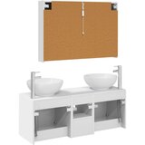  Set ormarića za kupaonicu 4 kom. Bijela Konstruirano drvo | shoptok.hr