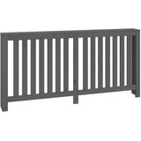  Pokrov za radijator sivi 169x19x84 cm od masivne borovine | shoptok.hr