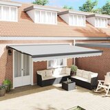 vidaXL Nadstrešnica Antracit 4,5 × 3 m Metal | shoptok.hr