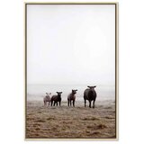  Slika - Friends in the Morning (1 Part) Vertical 60x90 U prirodnom drvenom okviru | shoptok.hr