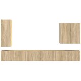  Set zidnog ormarića za TV Zidne 6 pcs Sonoma hrast | shoptok.hr