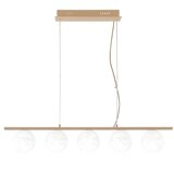  Ondaluce - Visilica na sajli MONILE 5xE14/10W/230V zlatna/bela | Eponuda.com